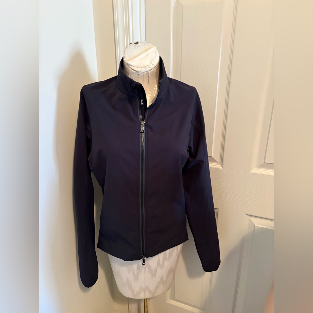 Men’s Search And State Black Biking Jacket Size Small $390 New